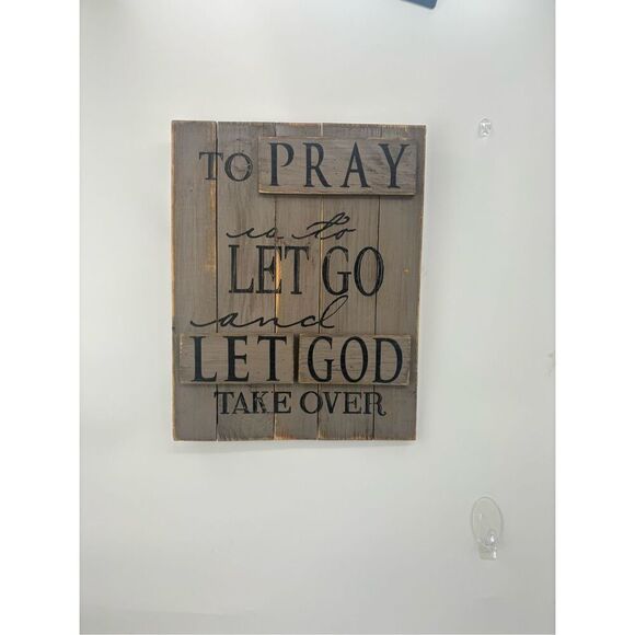 God sign on wood rustic - Picture 3 of 5